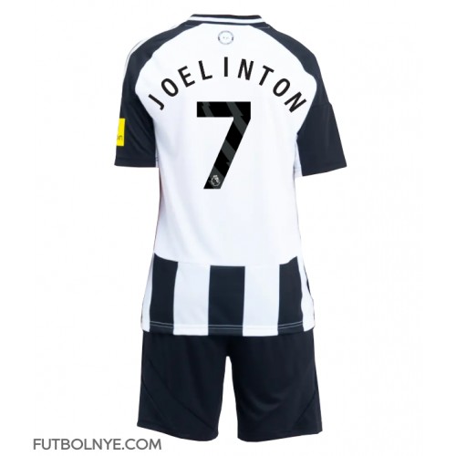 Camiseta Newcastle United Joelinton #7 Primera Equipación para niños 2024-25 manga corta (+ pantalones cortos)